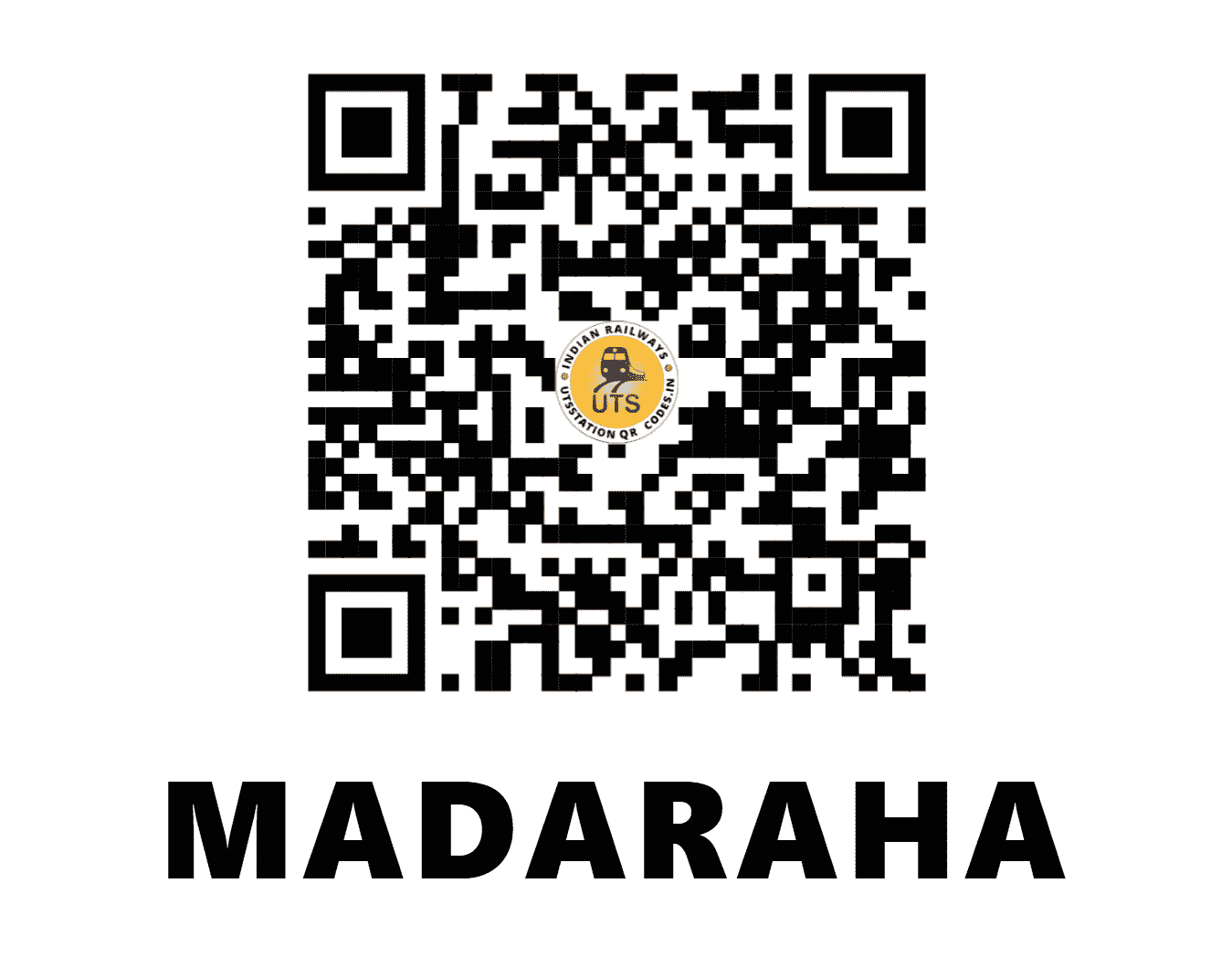 UTS QR Code for MADARAHA - MFX - NC (UTTAR PRADESH)